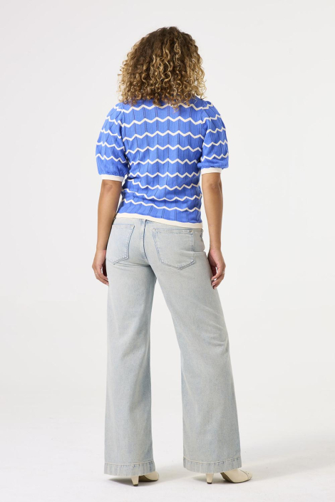 Garcia blauwe dames trui