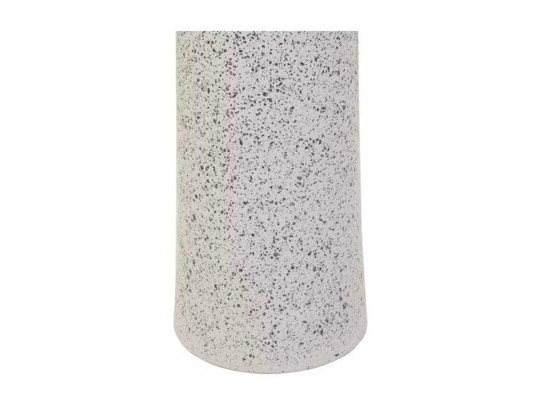 Vase en céramique argentée 13,5x13,5x53h