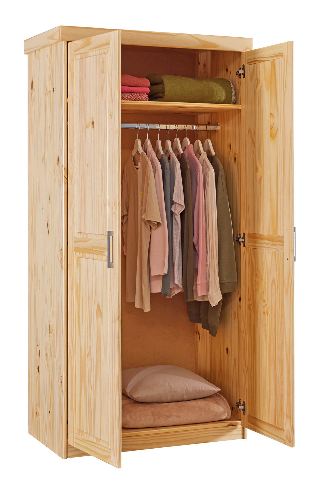 Drehtürenschrank Vincent 95 x 190 cm braun