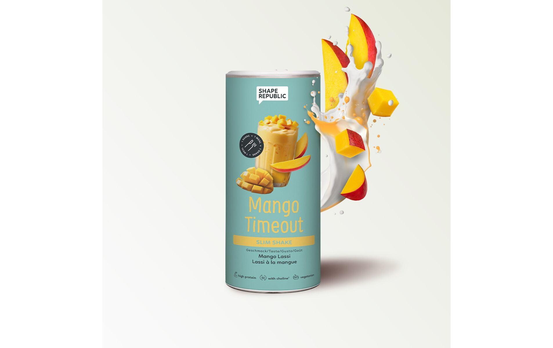 Slim Shake Mango Lassi 420 gMahlzeitenersatz mit Süssungsmitteln Mango Lassi