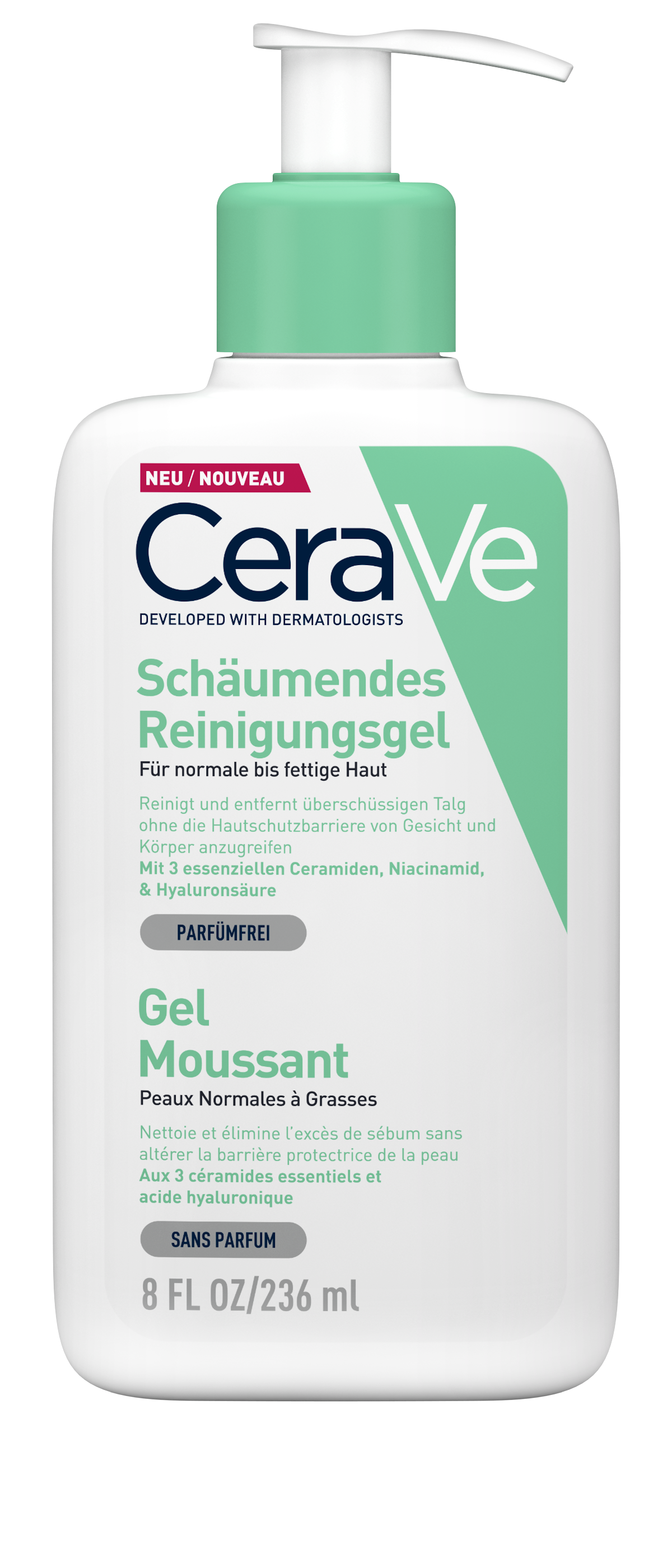 CERAVE Schäumendes Reinigungsgel<br>236 ml, Dispenser, Gel