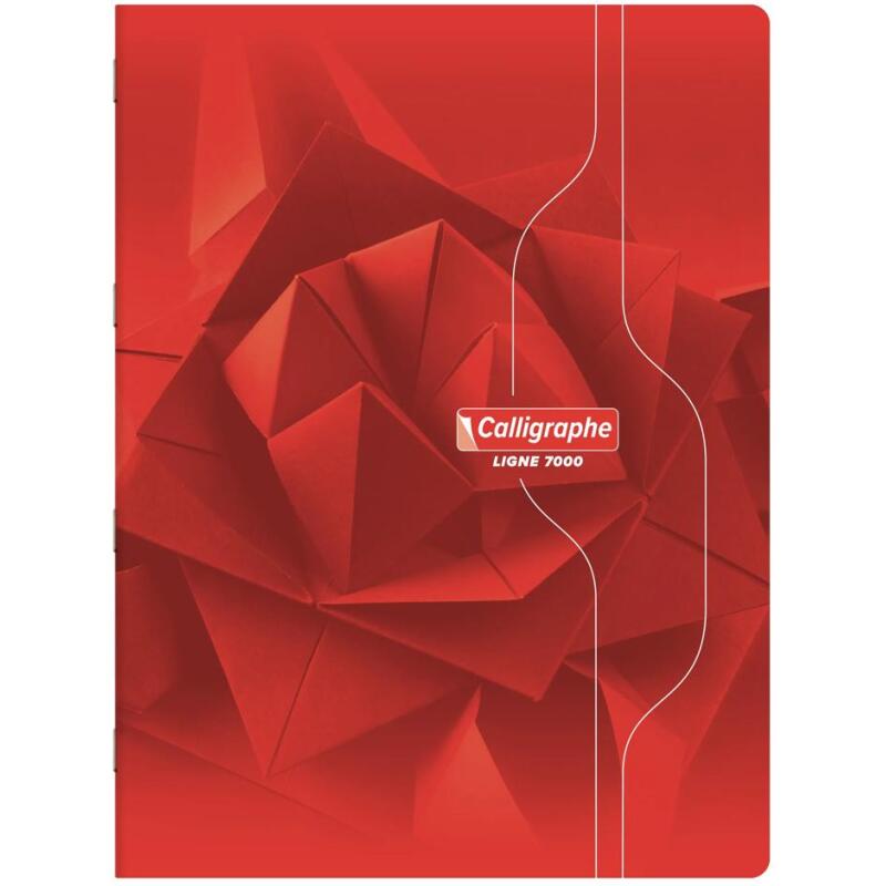 Cahier piqué 7000 24x32 cm 192 pages grands carreaux 70 g - Assortis