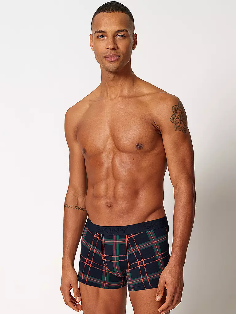 SKINY Pants 2er Pkg. cocktailcheck selection grau