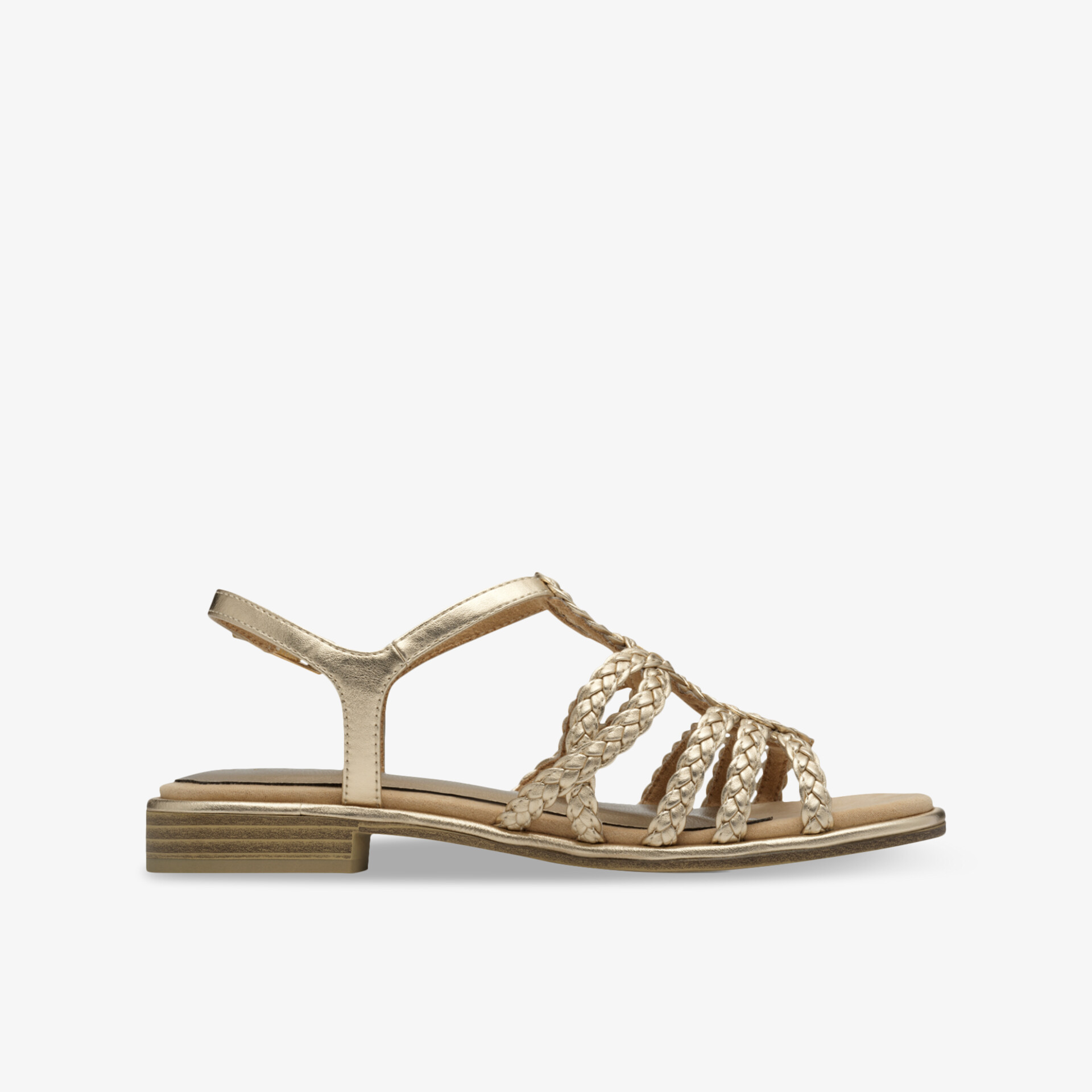 MARCO TOZZI Damen Riemchensandalen gold
