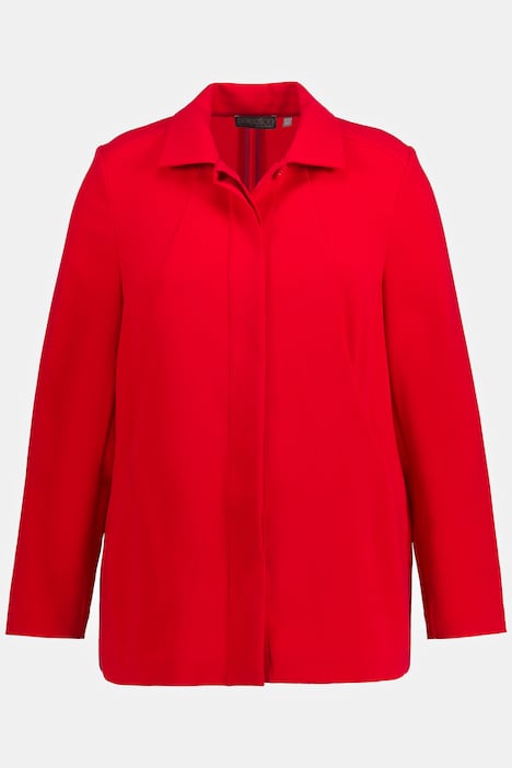 Jacke, Ziernaht, Hemdkragen, Piping