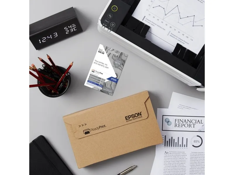 Epson EcoTank M1170 - Printer - S/H - Duplex - blækprinter - kan genopfyldes - A4/Legal - 1200 x 2400 dpi - op til 20 spm - kapacitet: 250 ark - USB 2.0, LAN, Wi-Fi