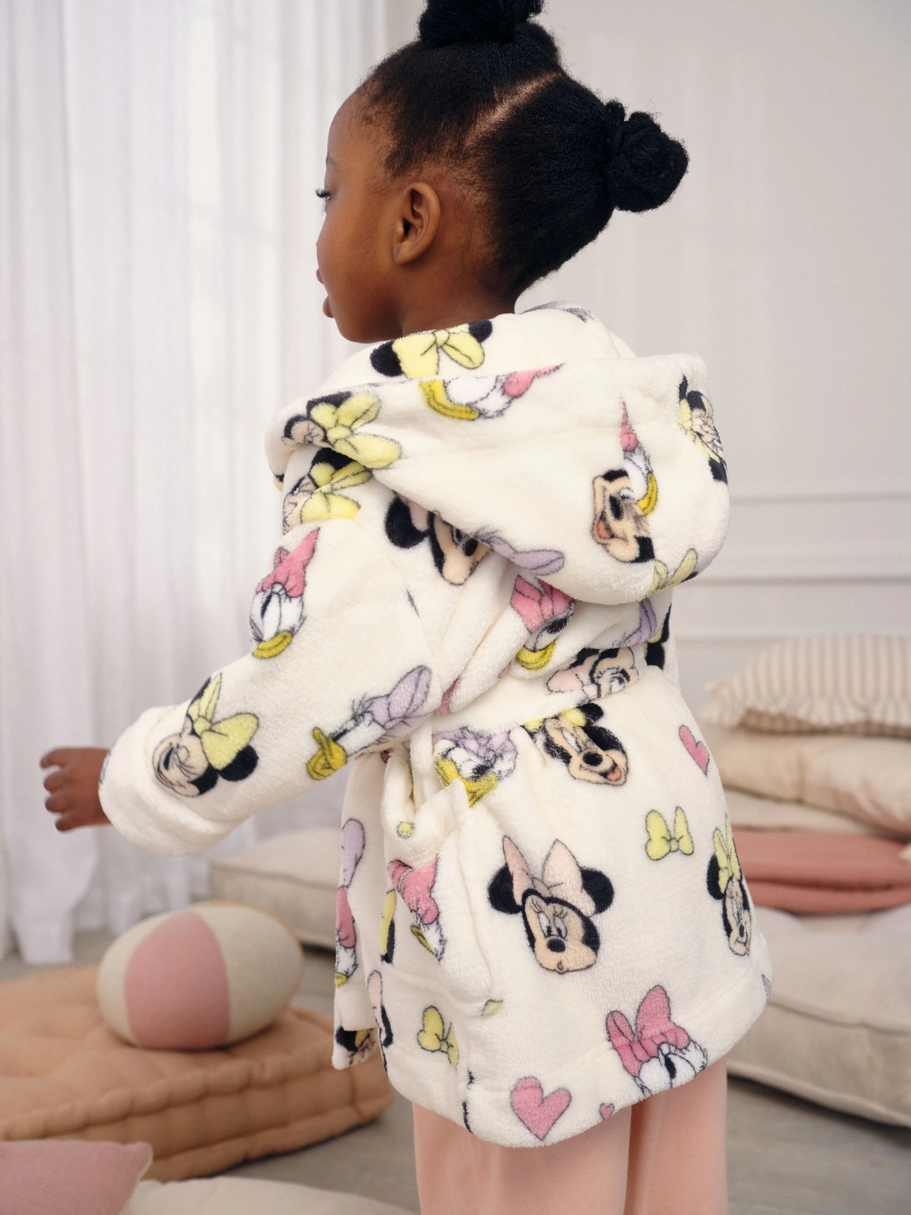 Crème - Minnie Mouse badjas (9mnd -10jr)