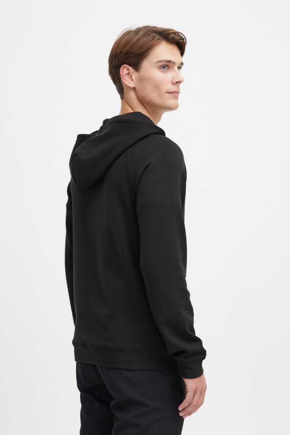 Casual Friday CFSIGURD 0096 halfzip hoodie Black beauty
