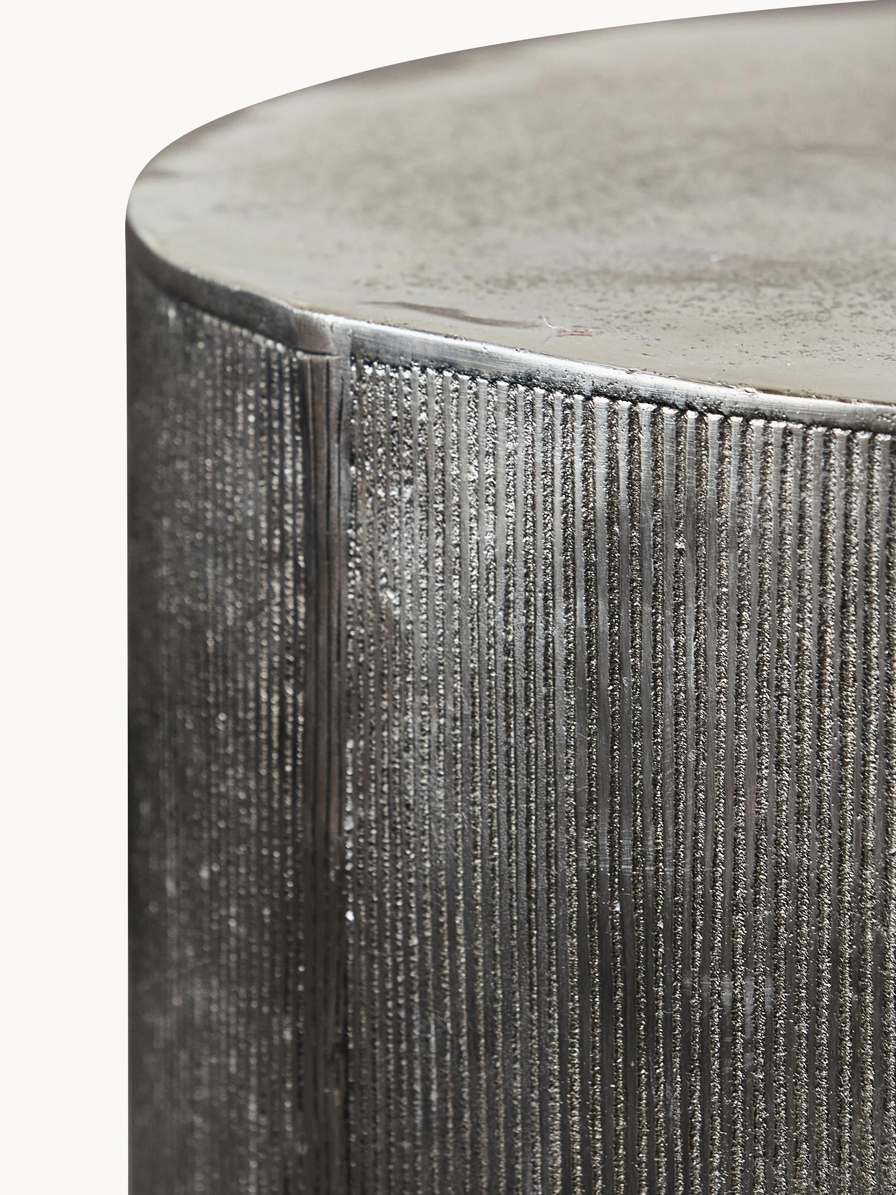 Ronde salontafel Rota met antieke afwerking