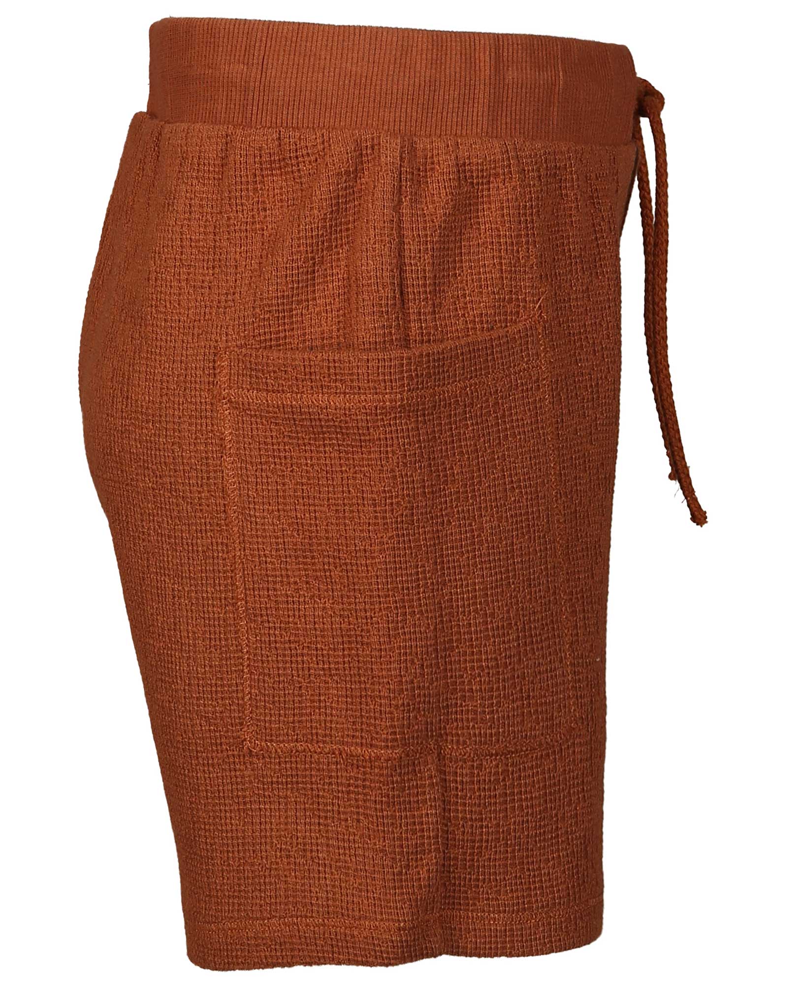 Shorts WAFFLE in rostrot