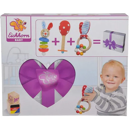 Simba Eichhorn Baby, Starter/Geschenke Set 3-teilig