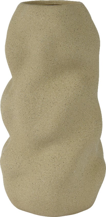 Decoris vaas Sandy beige D 15 H 31 cm