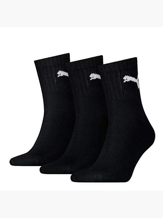 PUMA 3 Pack Socken Schwarz