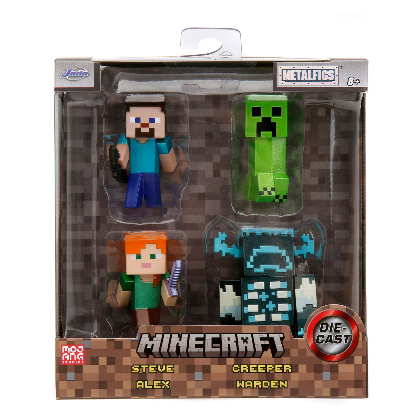 Jada Metalfigs Die-Cast Minecraft Figuren Wave 9, 4st.