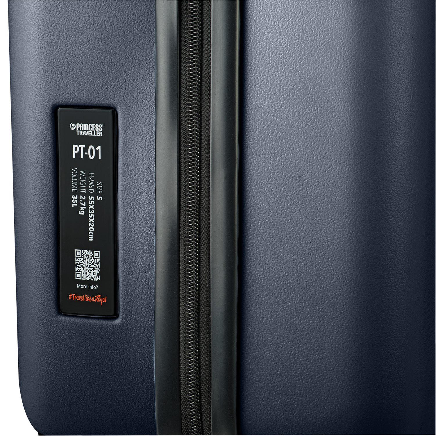 Princess Traveller PT-01 Cabin Trolley platinum navy