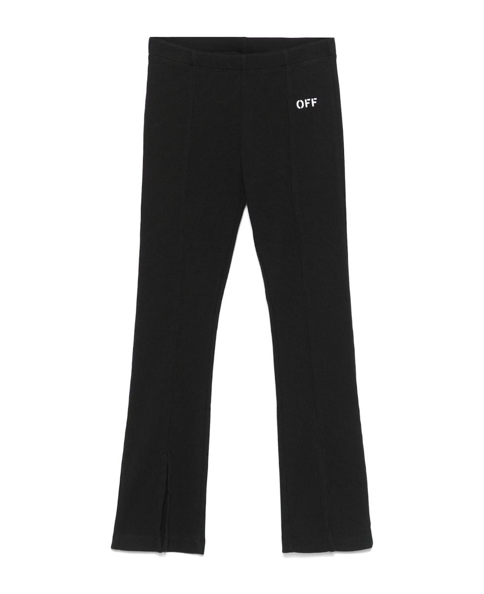 Off-White Off Stamp Clear Ribbed Pants