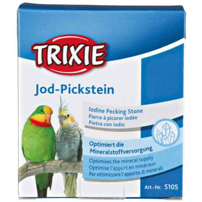 Pierre iodée à picorer Trixie pour oiseaux