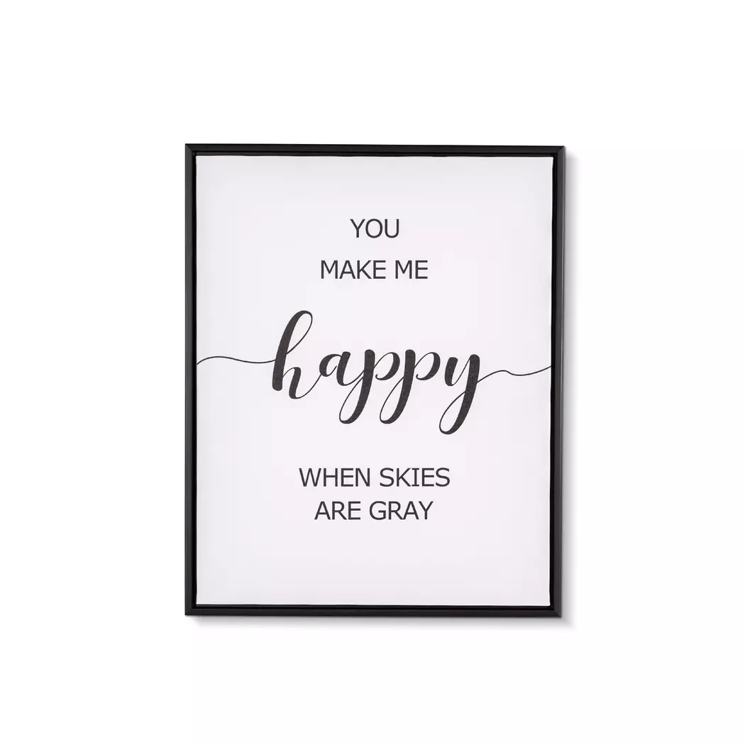 Wandbild 40 x 50 cm Spruch II