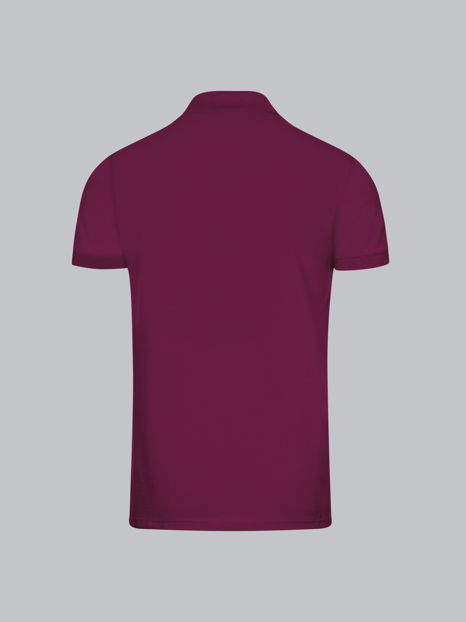 Poloshirt aus elast. Piqué Sangria