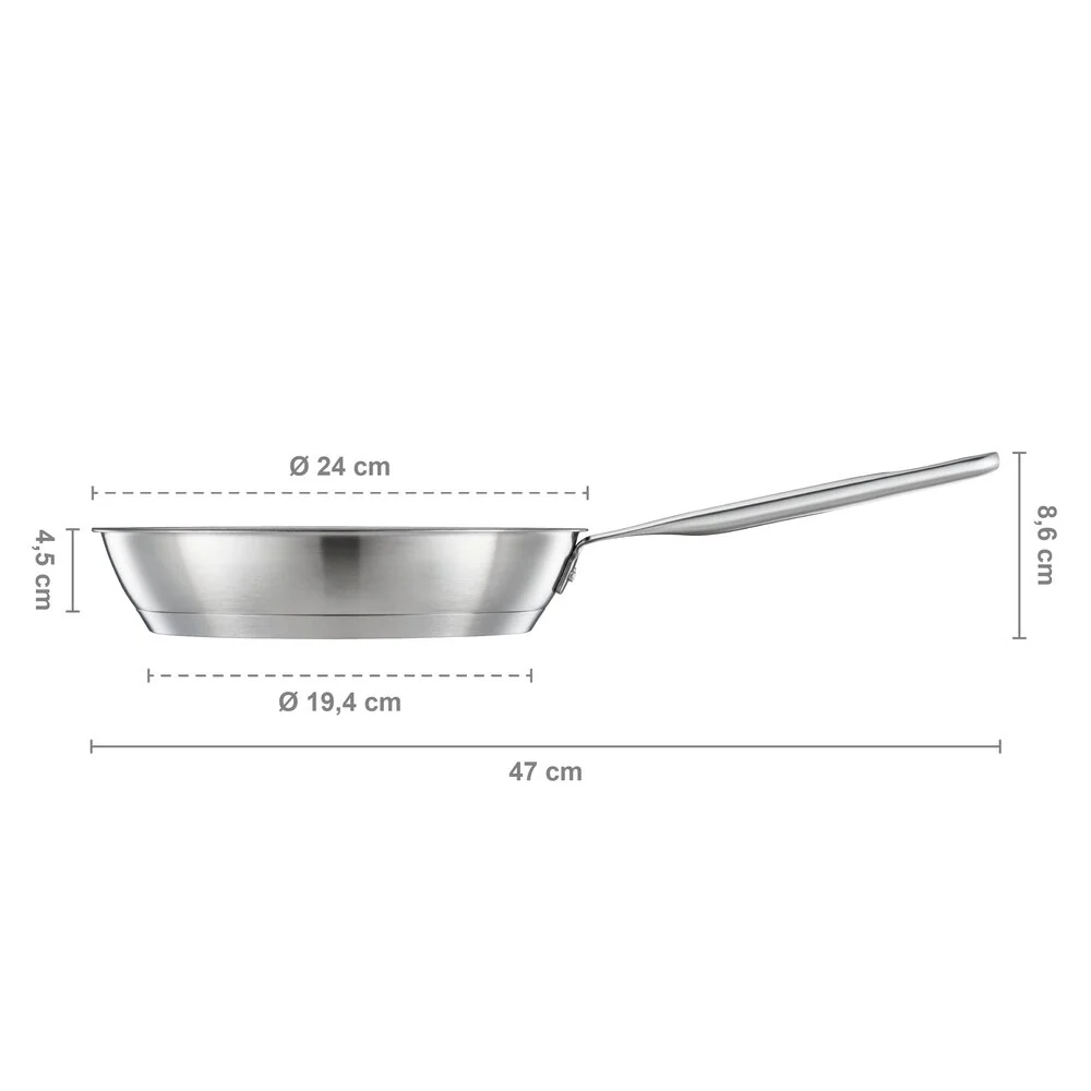 Fiskars  Ø24 cm - All Steel stegepande