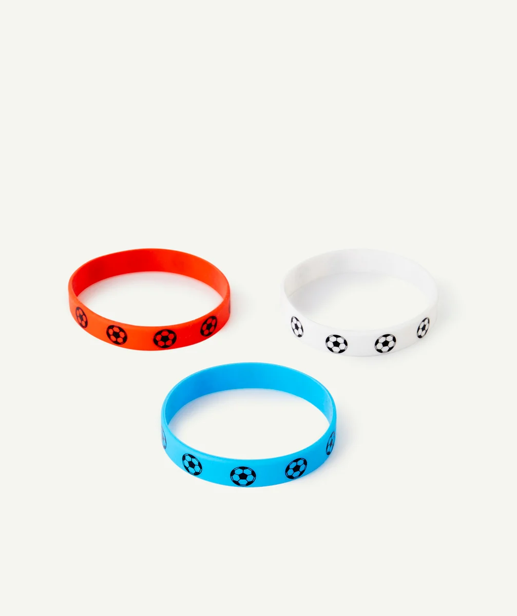 BRACELET BLEU BLANC ET ROUGE FOOTBALL