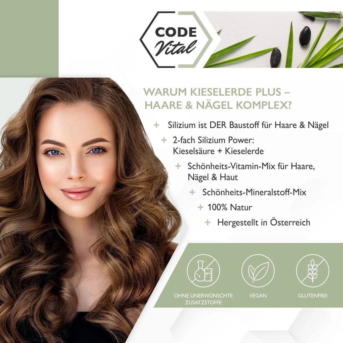 CODE Vital Kieselerde Plus – Haare & Nägel Komplex