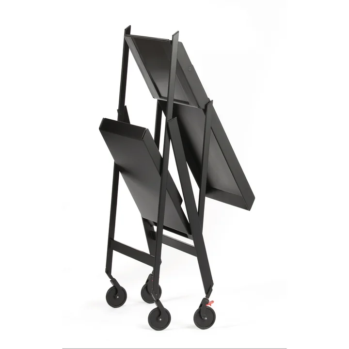 Alessi - Plico Servierwagen, schwarz