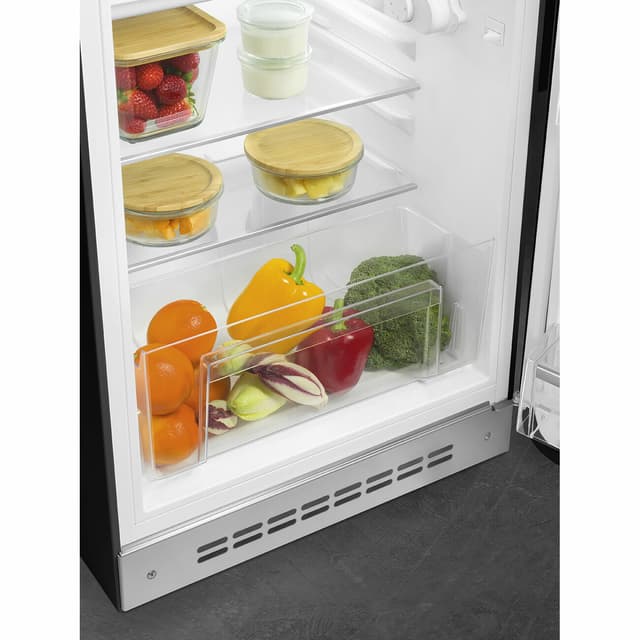 Smeg 50's Style køleskab med fryser FAB10RBL6 (sort)