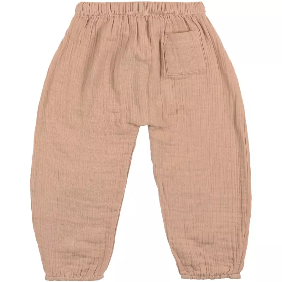 LÄSSIG Musselin Hose maple