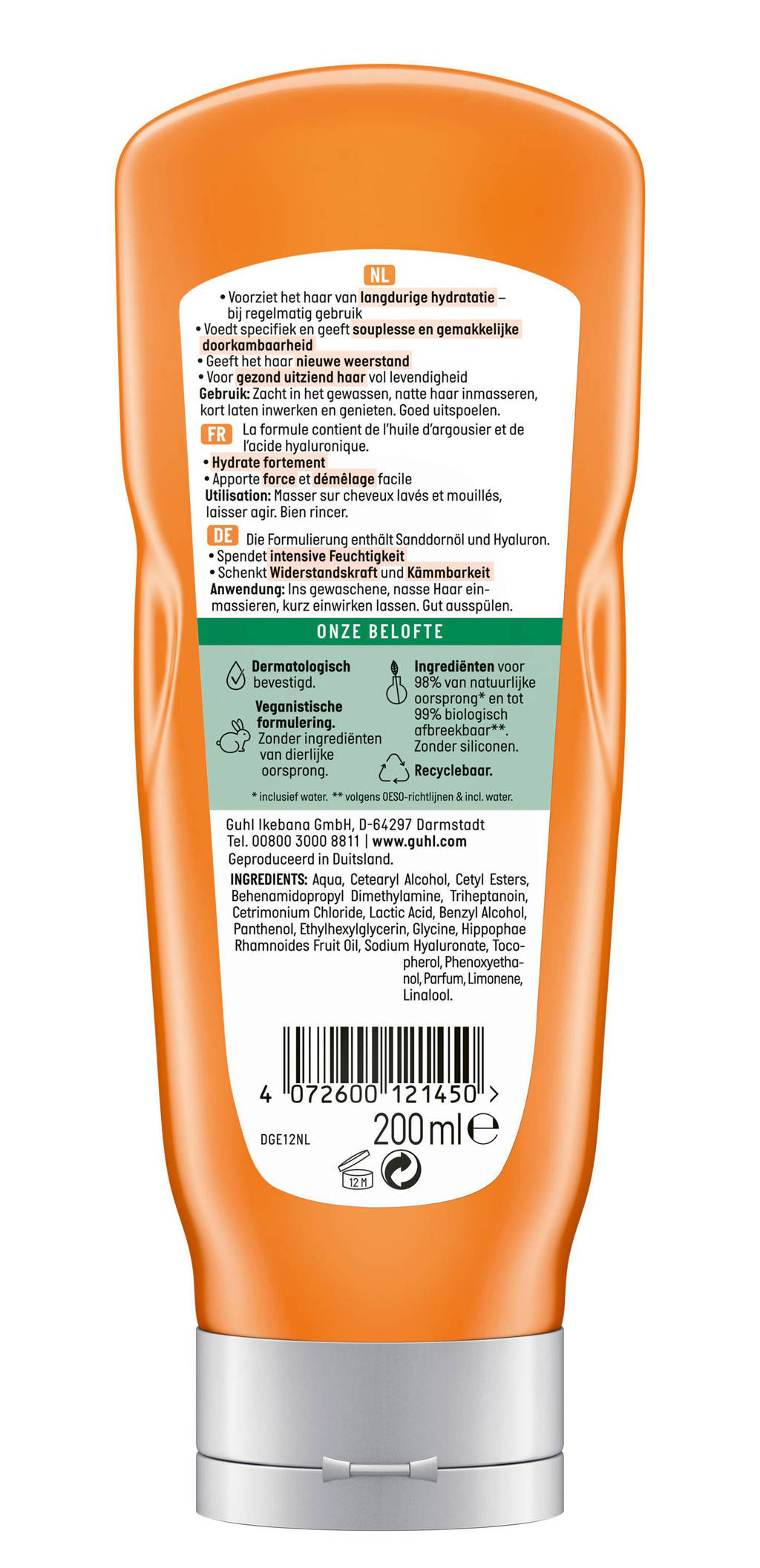 Vochtherstel Verzorgende conditioner - 4 x 200 ml - voordeelverpakking