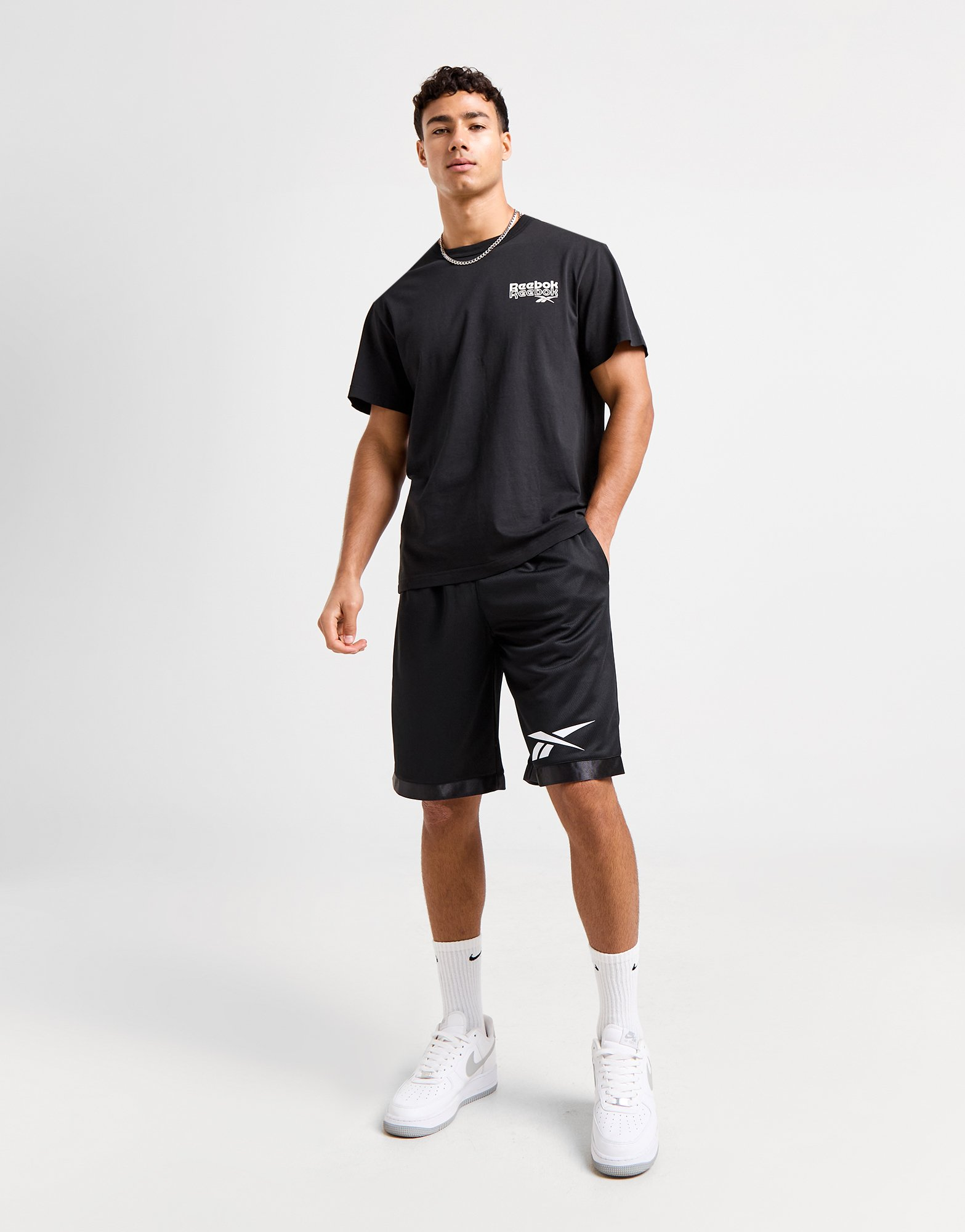 Reebok short en mesh basketball