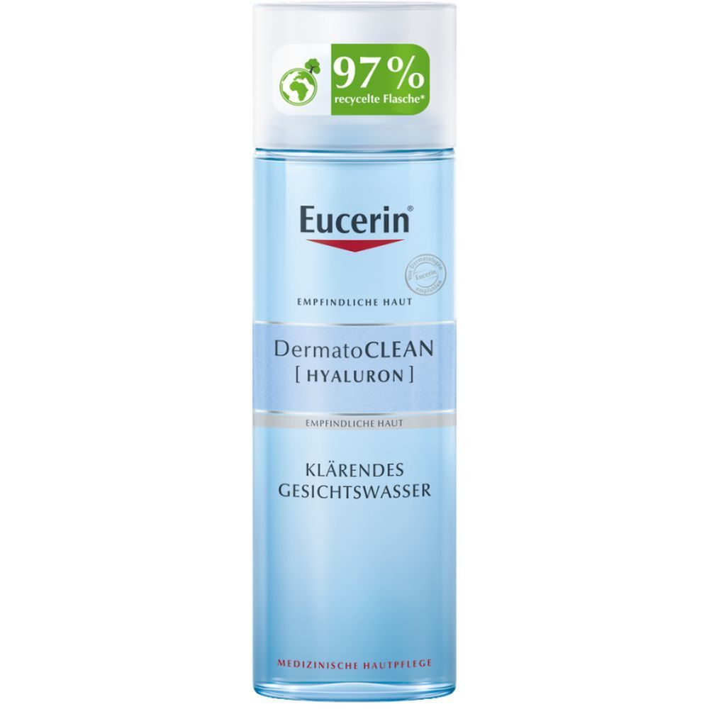 Eucerin® DermatoClean [HYALURON] Klärendes Gesichtswasser – Entfernt alle Spuren der Reinigung