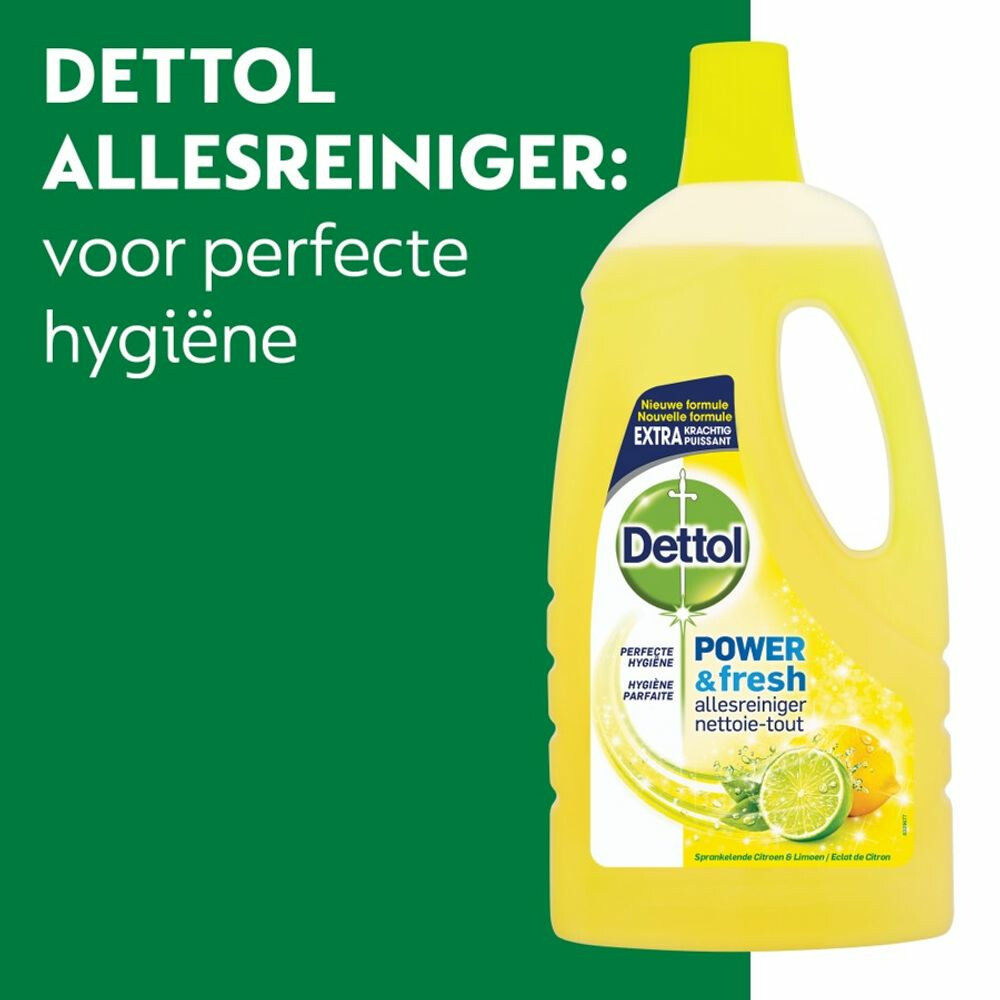 Dettol Allesreiniger Power & Fresh Citroen & Limoen1 liter