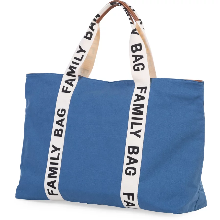 CHILDHOME Family Bag Signatur Canvas indigo
