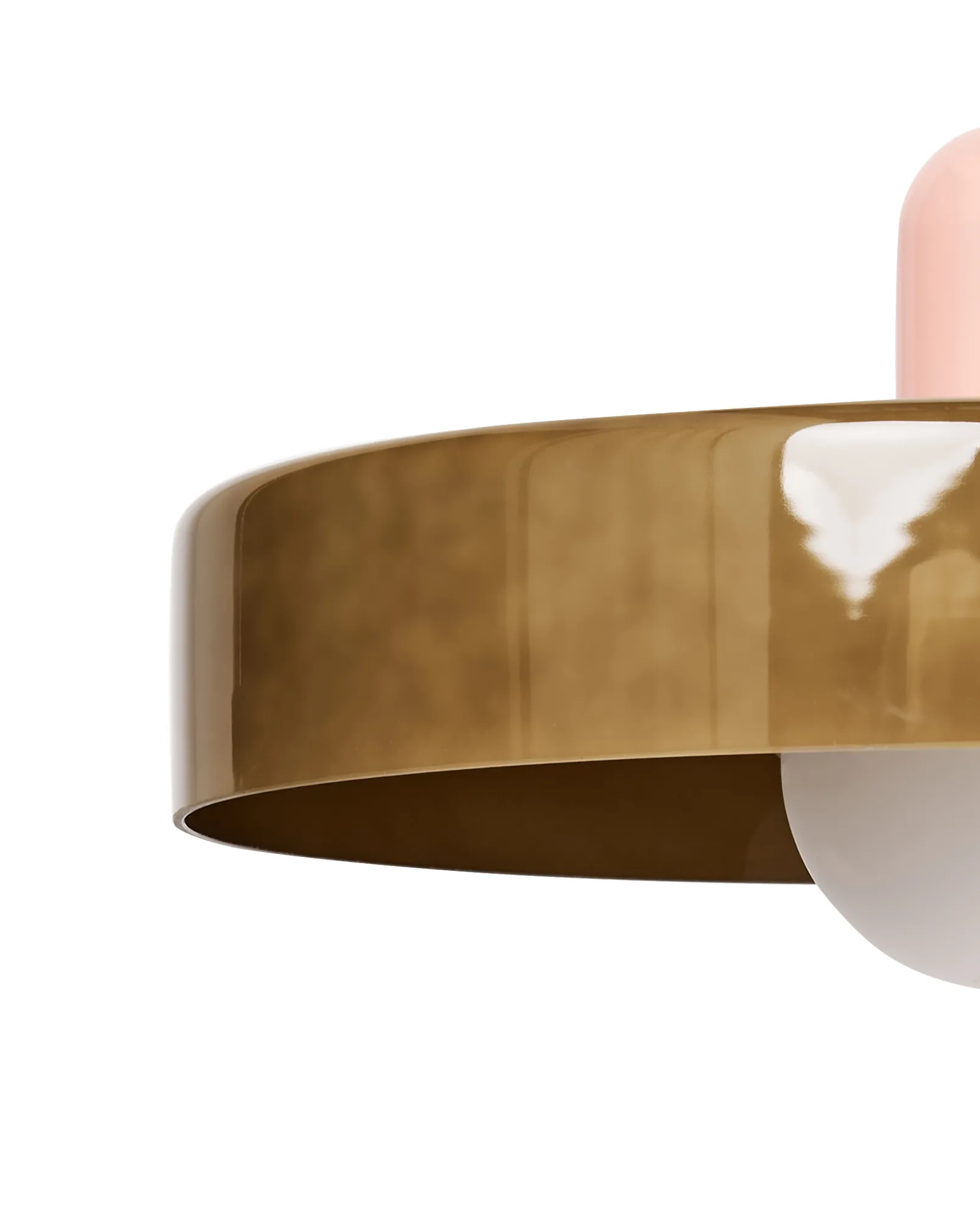 Hanglamp PAALA Glas Olijfgroen