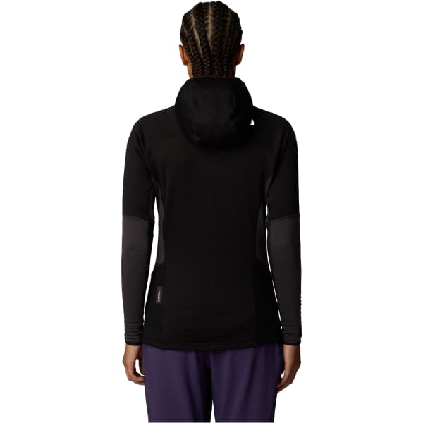 Veste polaire ski rando THE NORTH FACE W STORMGAP POWERGRID HOODIE TNF BLACK-ASPHALT GREY