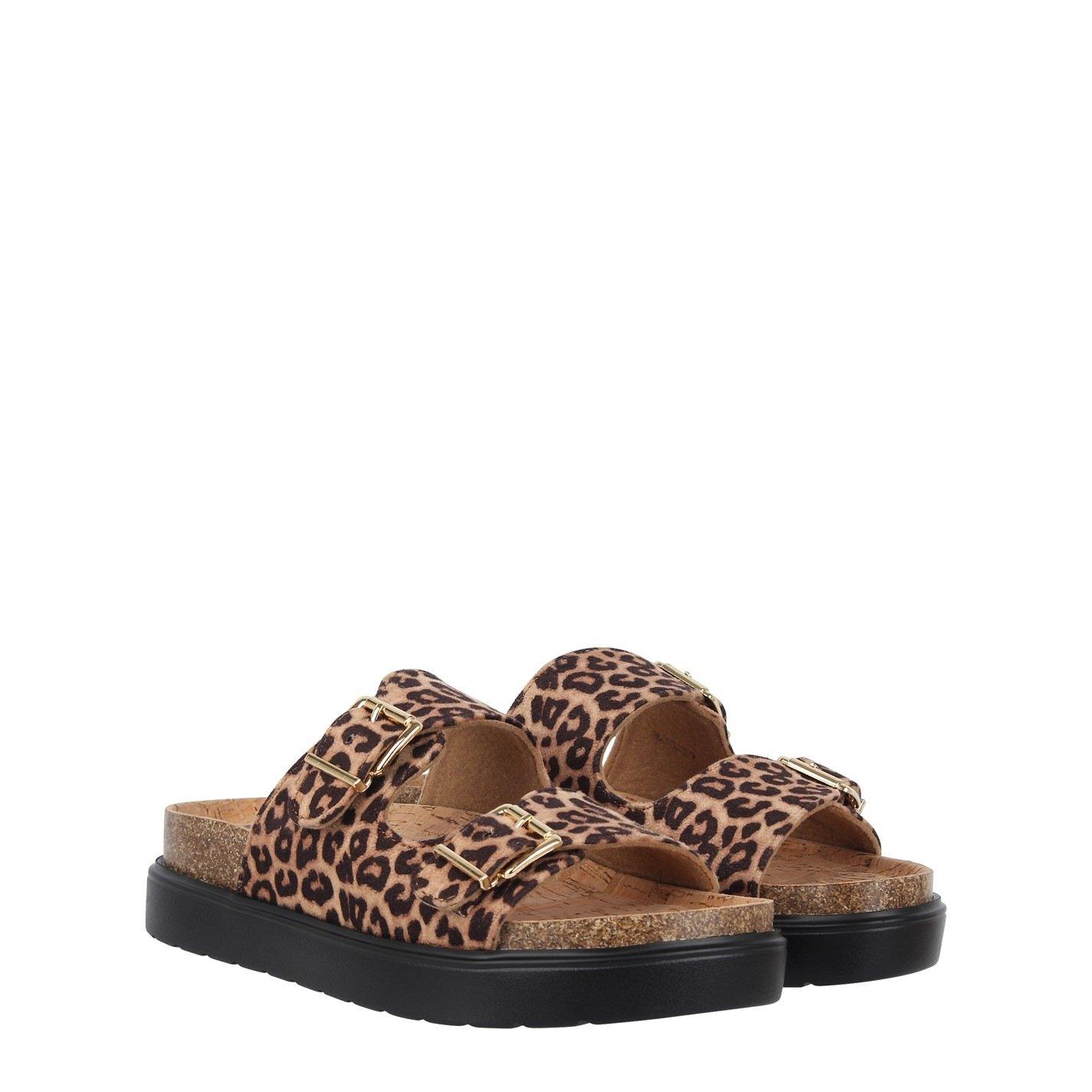 Biba Leopard Print Sandals