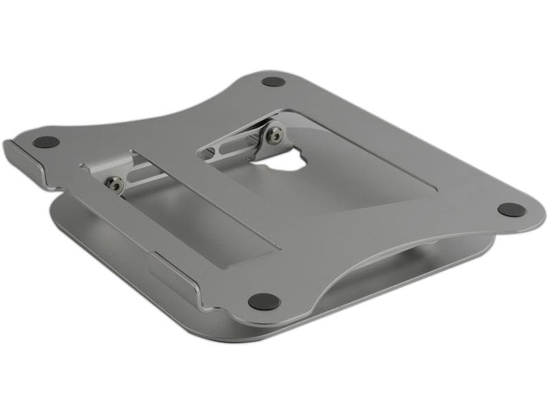 4smarts Notebook-Ständer ErgoFix H22 Space Gray Faltbarer Laptop-Tischständer mit einstellbarem Neigungswinkel