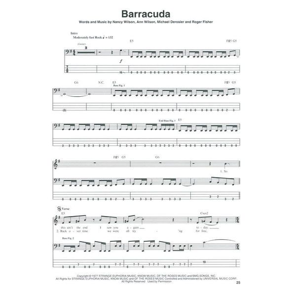 Hal Leonard Hard Rock Bass Bible