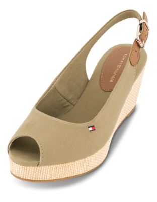 Tommy Hilfiger Damesandal med hæl Grøn FW0FW04788GXR