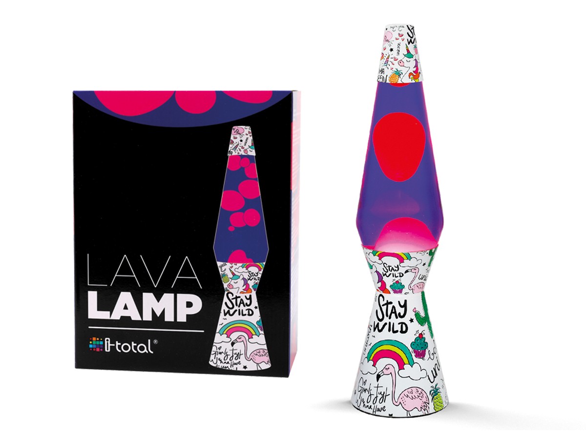 iTotal - Lava Lampe 36 cm - Unicorn