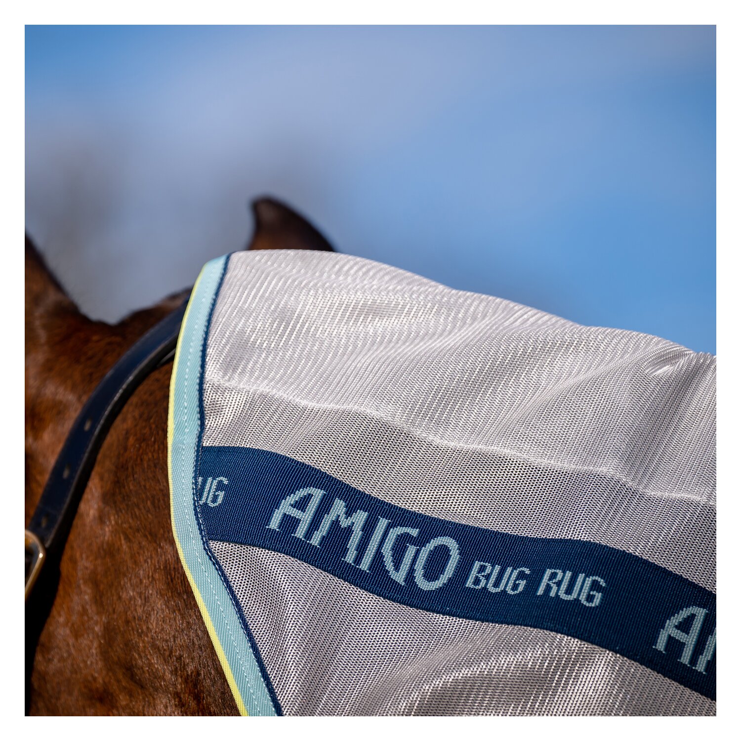 Horseware Fliegendecke Amigo XL Bug Rug  - lunar/navy/haze