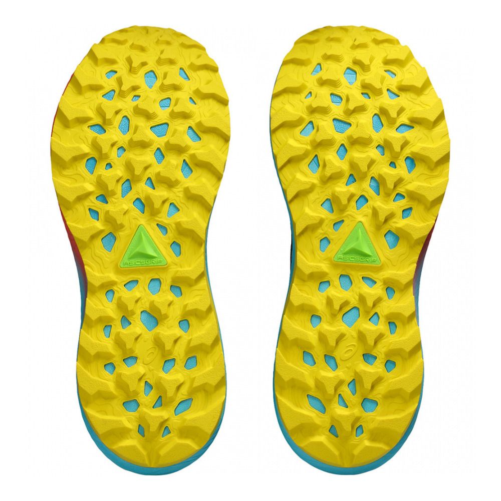 Asics GEL-TRABUCO 11 - Chaussures trail Homme french blue/vibrant yellow