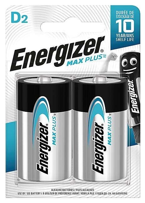 ENERGIZER - PILES MAX PLUS 2D-LR20 X2