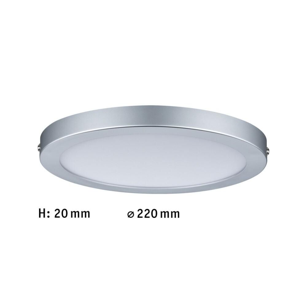 PLAFOND PAULMANN ATRIA LED 220MM 18,5W KROM