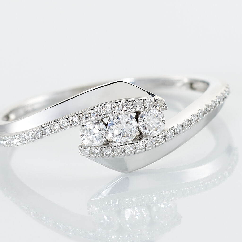 Bague Barbara Or Blanc Diamant