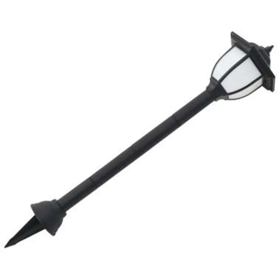 vidaXL - Solarlamp - Zwart - Polypropyleen - 3 stuks