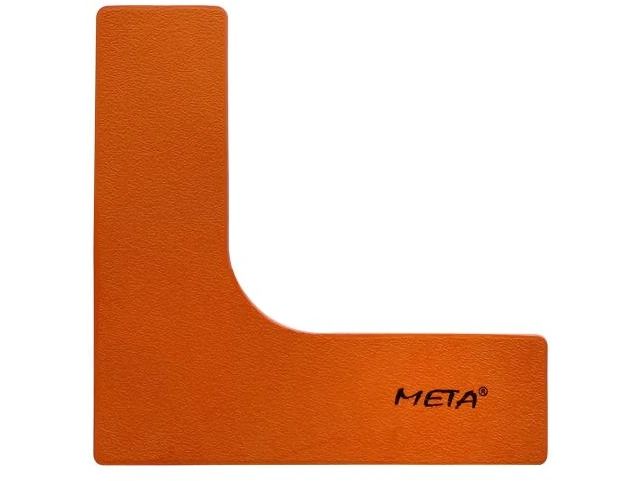 Meta-tu-Victoria Markierhütchen Flach Orange Markierhütchen 4 Stück