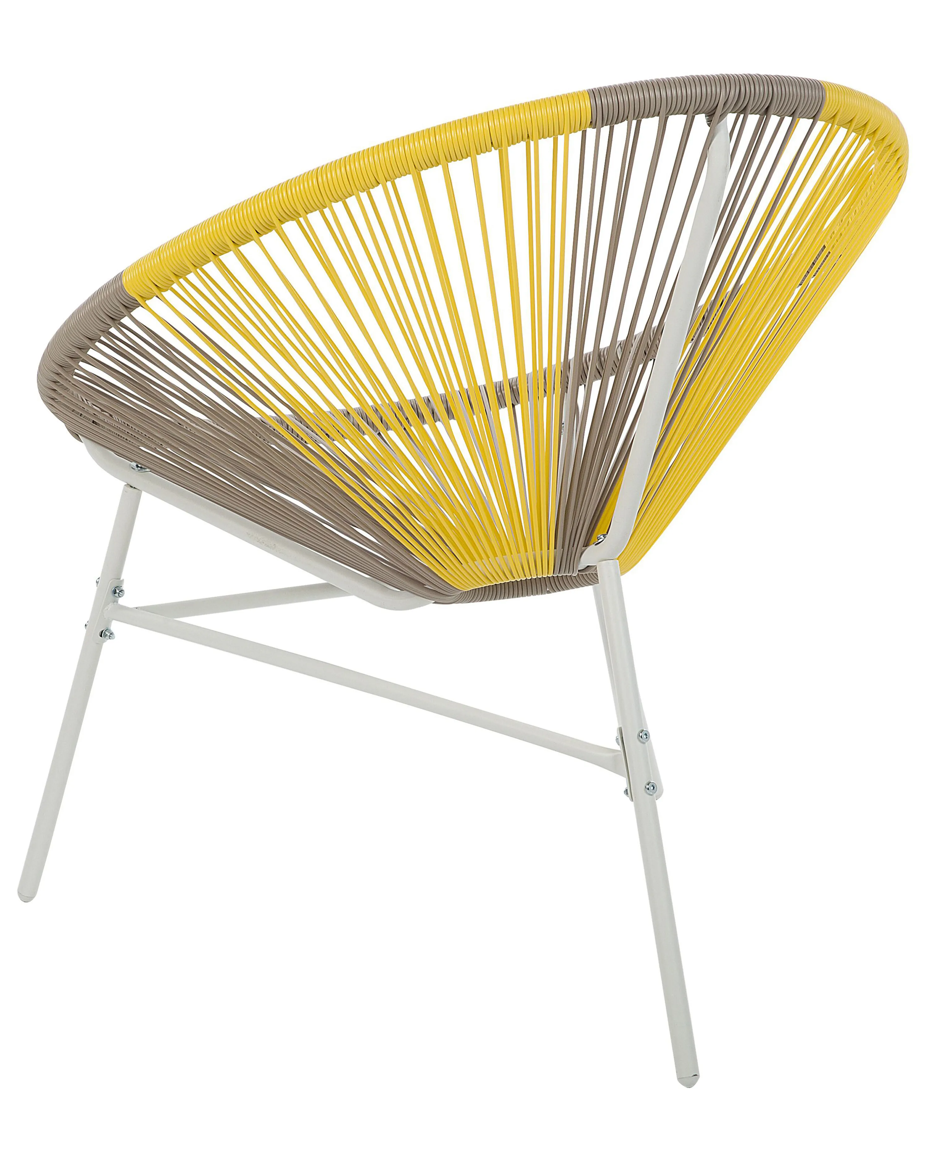Set van 2 tuinstoelen ACAPULCO PE rotan Taupe