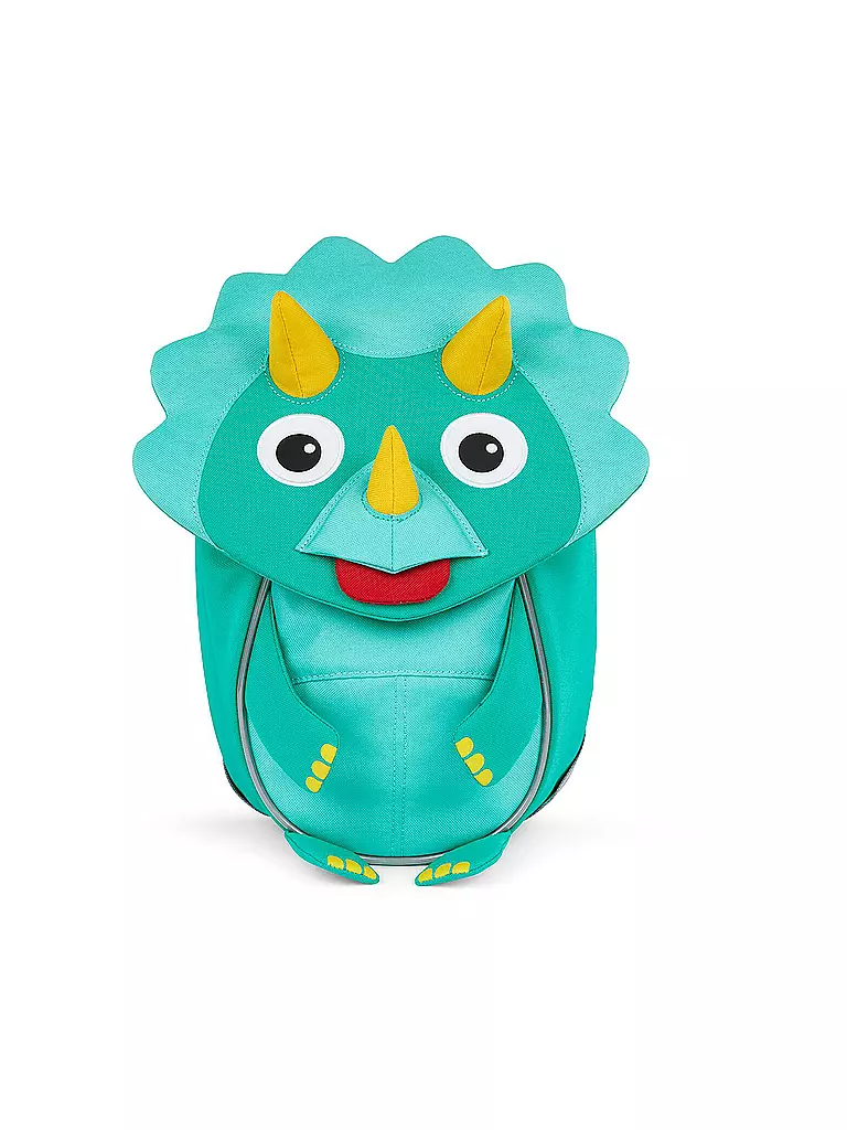 AFFENZAHN Kinder Rucksack Kleine Freunde - Dinosaurier türkis